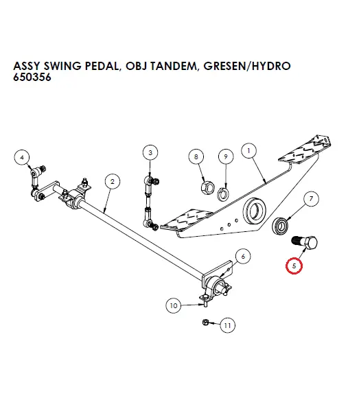 SWING PEDAL BOLT - Part No. 400069.webp