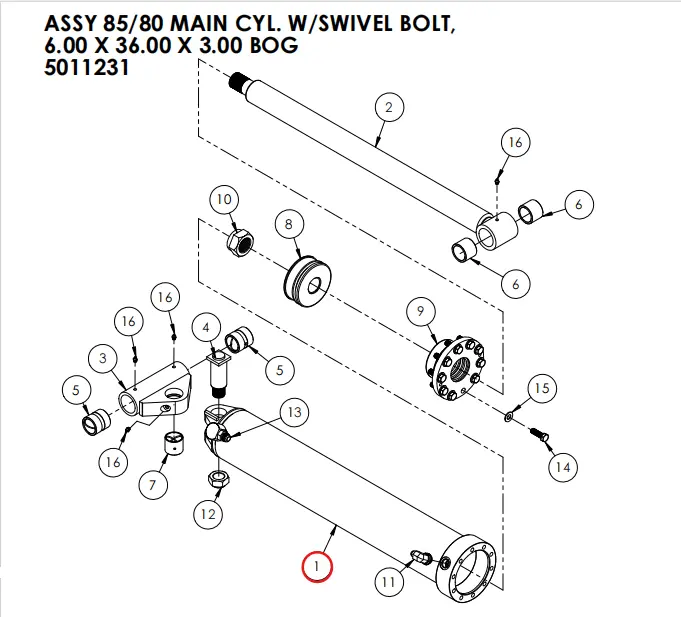 WLDT TUBE 85-80 MAIN LIFT Part No - 5011232.webp