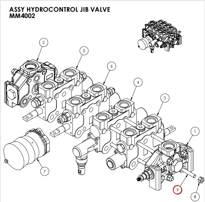 4 SECTION BOLT PART # MM4232 .webp