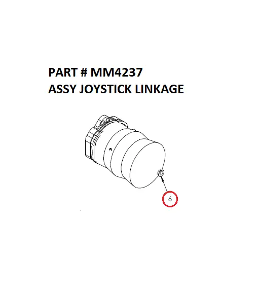 Serco 1050XR Joystick Linkage Assembly (Part MM4237)