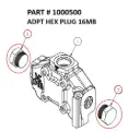 ADPT HEX PLUG 16MB - Part No. 1000500