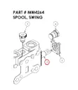 Serco 1050XR Spool, Swing (Part MM4264)