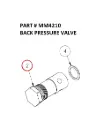 Serco 1050XR Back Pressure Valve (Part MM4210)