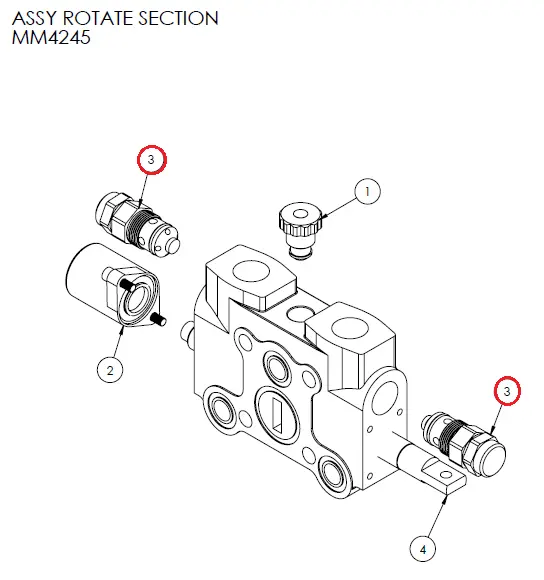 Serco 1050XR Hydrocontrol Pressure Relief Valve, 2000 PSI (Part MM4209)