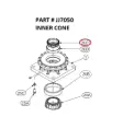 Serco 1050XR Gearbox Inner Bearing Cone (Part JJ7050)