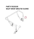 Serco 1050XR Wrap Around Guard Weldment (Part 5020108)