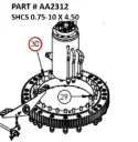 SHCS 0.75-10 X 4.50 - Part No. AA2312