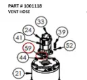 Hydraulic Tank Vent Hose for Serco 1050XR (Part 1001118)