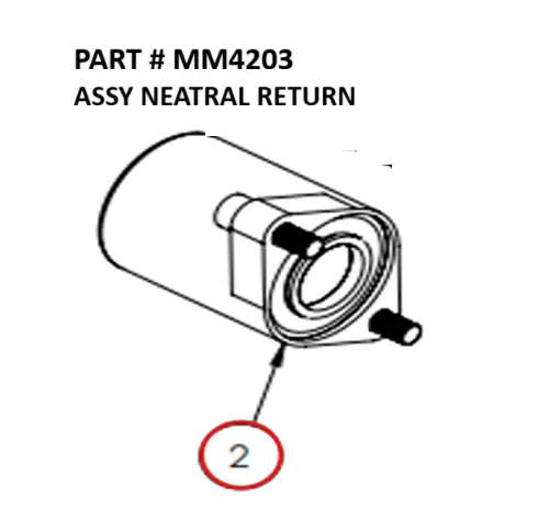 ASSY NEATRAL RETURN - Part No. MM4203