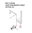 Serco 1050XR Tank Bracket Weldment, Single Suction, Right-Hand (Part 230508)