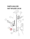 Nylock Nut 10-24 for Serco 8500 (Part AA1235)