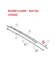 JIB END SPACER, 2.13L, 8500 MAIN - Part No. 601415