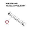 Serco 8500 Timing Arm Weldment (Part 5001901)