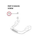 Serco 8500 Rotator Screw (Part GG6156)