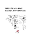Serco Lock Washer, 1/2" Hi-Collar