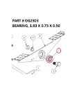BEARING, 1.63 X 0.75 X 0.50 - Part No. GG2303