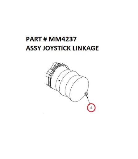 [1050 XR - MM4237] Serco 1050XR Joystick Linkage Assembly (Part MM4237)
