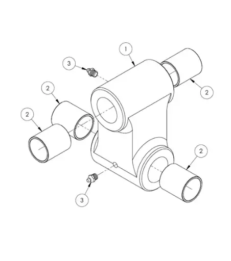 [1050XR - 680402] ASSY HANGER, 4.50 C-C, 2000 GRAPPLE 680402