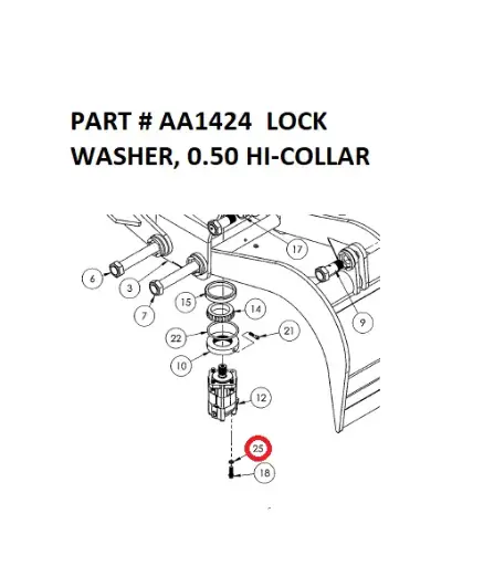 Serco Lock Washer, 1/2" Hi-Collar